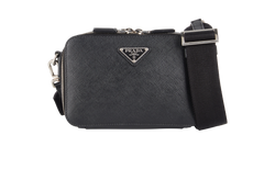 Crossbody, Saffiano, Black, 56, S, DB, 3*
